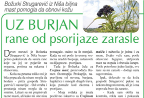 Zarasle rane od psorijaze